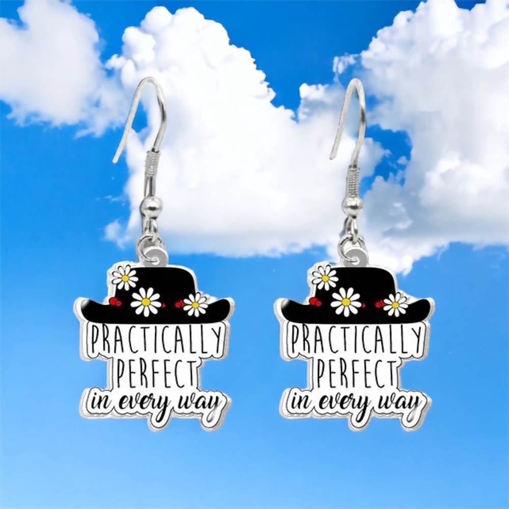 New Mary Poppins Practically Perfect in every way post earrings